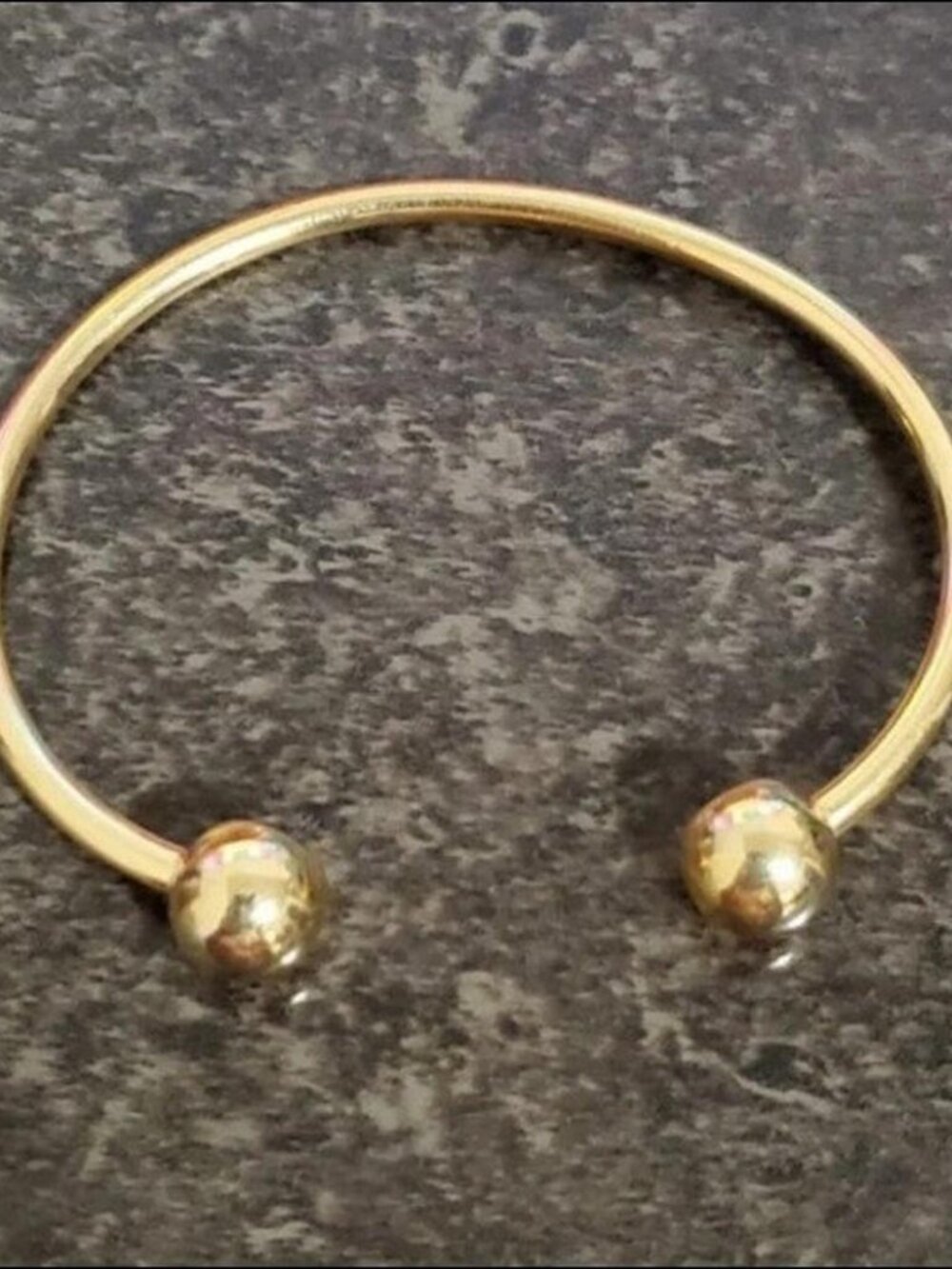 Beautiful Crafted Sterling Gold Cuff Bracelet Magnetic Jewelry